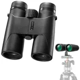 K&F Concept Fernglas Erwachsene 10 * 42 HD Ferngläser Schwarz BAK4 mit Stativumbauhalterung für Vogelbeobachtung, Jagd, Wandern, Sightseeing