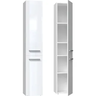 Topeshop Badezimmerpfosten Nel II GLÄNZEND WEISS
