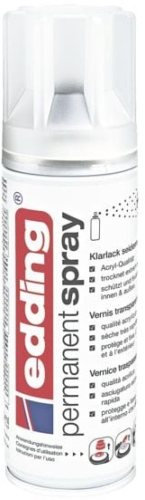 Permanent Spray Klarlack »seidenmatt«, Edding