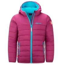 TROLLKIDS Eikefjord Jacke - Bright Berry / Lagoon Blue - 116 cm