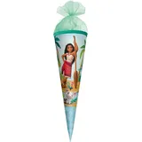 ROTH Schultüte, Disney Vaiana, 22 cm, rund, Tüllverschluss