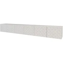 altdecor VIRA Lowboard 300 cm Weiß Holz
