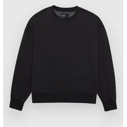 Fox Wordmark Oversized Crew Fleece Pullover black Gr. S