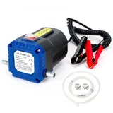LEMOTO 12V 80W Dieselpumpe, Ölabsaugpumpe Elektrische Umfüllpumpe, Saugpumpe für Ölwechsel mit Schlauch
