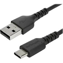 StarTech.com 1m USB-A auf USB-C Ladekabel - Dauerhaftes USB 2.0 auf USB Typ-C Da
