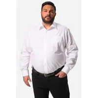 Men Plus by Happy Size Men Plus Herren große Größen Übergrößen Menswear L-8XL Businesshemd, Langarm, Easy Care, Vario-Kragen, Comfort Fit schneeweiß XXL 839046200-XXL - XXL