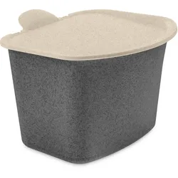 Biomülleimer KOZIOL "BIBO", grau, Mülleimer, spülmaschinengeeignet, melaminfrei, CO2 neutrale Produktion