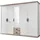 Home Affaire Drehtürenschrank Florenz 265 x 201 x 60 cm Weiß