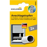 SCHELLENBERG 52003 Rolladenstopper Anschlagstopfen für Rollladen 2 Stück -