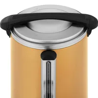 Royal Catering Filterkaffeemaschine 14 L Edelstahl Ausguss Gold,