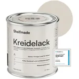 shelfmade Kreidefarbe beige - Beigebraun - Holzlack, Holzfarbe DIY für Holz, shabby chic - Farbe für Möbel, Chalk Paint für Möbel matter Look