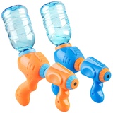 Pearl 2er-Set Wasserpistolen mit PET-Flaschen-Anschluss und 2 PET-Flaschen