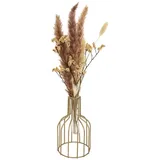 Atmosphera Créateur d'intérieur Kunstpflanze Vase auf Gestell mit getrockneten Pflanzen, H. 40 cm Zimmerpflanze, Atmosphera Créateur d'intérieur, Höhe 40 cm
