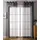 Gardinenbox 2er-Pack Ösen Gardinen Transparent Vorhang Set Wohnzimmer Voile Ösenvorhang Bleibandabschluß HxB 175x140 cm Schwarz, 203322