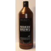 Redken Brews 3-in-1 Shampoo, Conditioner & Body Wash 1000 ml