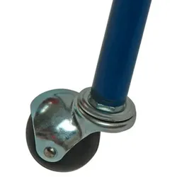 Papierrollenhalter - Putztuchrollenhalter - Bodenständer 310 mm mit Rollen