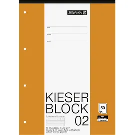 Brunnen KIESER-Block A4 Lineatur 2