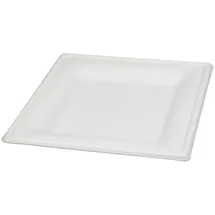Wisefood Einwegteller quadratisch 20 cm weiß 400er Set