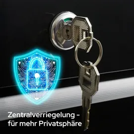 Arebos Werkzeugwagen Stahl 660 mm schwarz leer