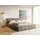 FEDVE Polsterbett Taupe Textil, 140x200 cm, - Taupe