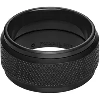 Fossil Herrenring Knox Spinner Edelstahl schwarz, JF0482400110
