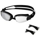 NILS AQUA Schwimmbrille Taucherbrille Sportbrille grau
