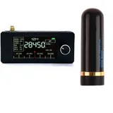 CNANRNANC SI4732 Pocket Radio Receiver 0,5-108MHz Mini Radio mit 4,8 cm IPS-Bildschirm ESP32-S3 Steuerung AM FM LSB USB HF SW für MW VHF(Schwarz)
