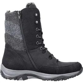 Rieker M9643-01 Damen Schwarz/Grau 41