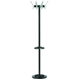 Unilux Kleiderständer Cypres schwarz Metall 24 Haken 34,0 x 170,0 cm