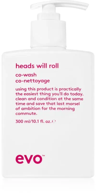 EVO Curl Heads Will Roll Shampoo und Conditioner 2 in 1 für welliges und lockiges Haar 300 ml