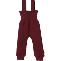 Disana - Kid's Strick-Trägerhose – Overall Gr. 50/56 rot