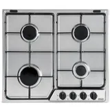 Delonghi Yaf46 Asv Einbau-gaskochfeld Schwarz Und Silber