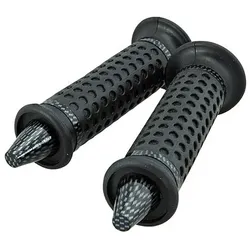 Lenkergriffe STR8 Konik mit konischen Enden schwarz / carbon look