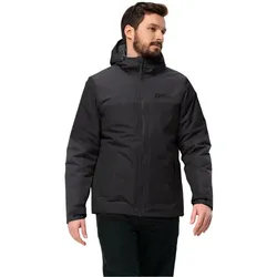 Jack Wolfskin Winterjacke Jasper (sehr wasser- und winddicht, atmungsaktiv) schwarz Herren