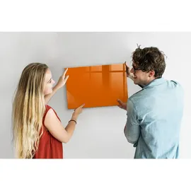 Tulup Magnettafel 60 x 40 cm Orange
