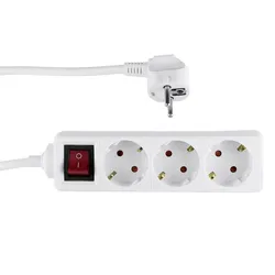 REV - Steckdosenleiste - Wechselstrom 250 V - 3500 Watt - Eingabe, Eingang 2-pol...