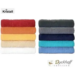 Dyckhoff Frottierserie 'Kristall' (Farbe: Stein / Größe: Gästetuch 30 x 50 cm)