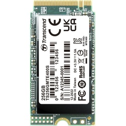 Transcend SSD 256GB Transcend M.2 MTE400S (M.2 2242) PCIe Gen3 x4 NVMe (256 GB, M.2), SSD