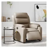 vidaXL Massagesessel, Massagesessel Elektrisch Cappuccino-Braun Kunstleder