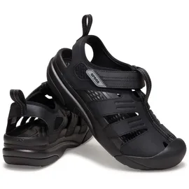 Crocs Yukon Fisherman Sandalen, Black, 43/44 EU