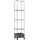 Outsunny Hochbeet mit Rankgitter 40 x 40 x 185 cm Schwarz