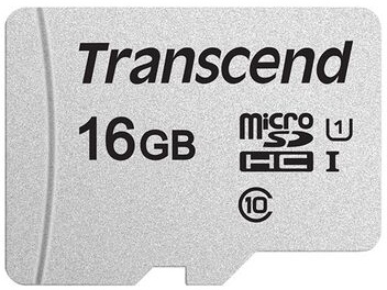 Transcend microSDHC-Karte mit Adapter 16 GB