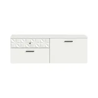 Höffner Schuhschrank Prisma , weiß , Maße (cm): B:
