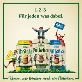 Pülleken Probierpaket – Helles, 0.0% & Zitrönken, EINWEG (3x6x0,33l Dose)