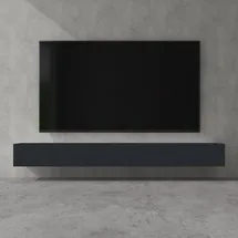 doporro TV Lowboard hängend Fernsehschrank Wohnzimmer | TV-Schrank hängend Fernsehtisch Hängeschrank 280cm Fernsehschrank02