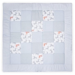 Krabbeldecke Krabbelmatte Spieldecke Matte Spielmatte ca. 125x125 cm, Amilian grau