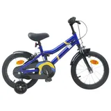 vidaXL Kinderfahrrad 12 Zoll blau/schwarz