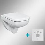 Geberit Renova Plan & Tellkamp Premium 2000 WC-SET mit Zubehör:, 202150600+TK2000+PR1008,