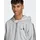 adidas Kapuzensweatshirt ADIDAS SPORTSWEAR "HOLIDAY 3-STREIFEN MIT DURCHGEHENDEM REISSVERSCHLUSS", Herren, Gr. L, grau (medium grau heather), Obermaterial: 70% Baumwolle, 30% Polyester, angesetztes Bündchen, Sweatshirts
