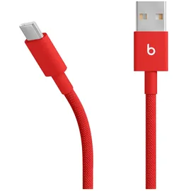 Apple Beats USB-A zu USB-C gewebtes Kabel 1.5 m Rapid Red